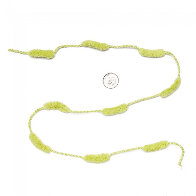 Lime Green long Popcorns