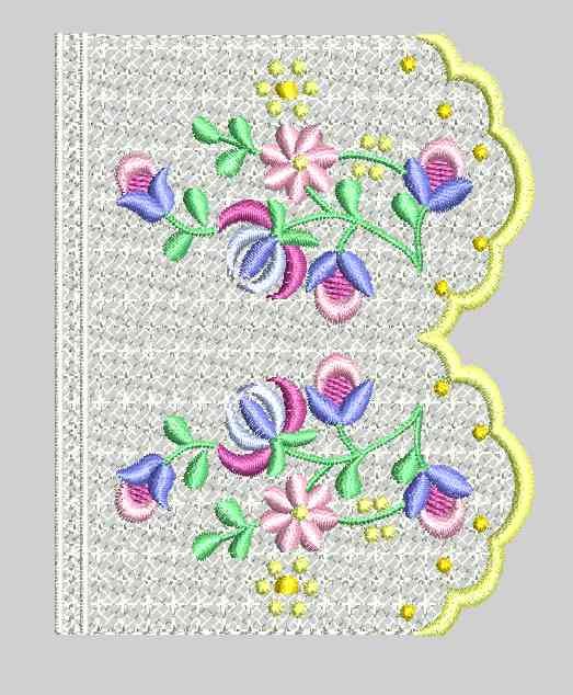 BFC0117 Scrolls,Scallops and Flowers