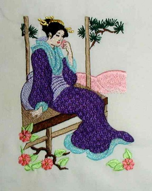 BFC0108 Geishas Set One: "Okiya" (Place where Geishas live)