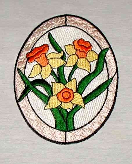 BFC0103 Stained Glass Flowers