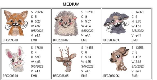 BFC2096 Forest Babies