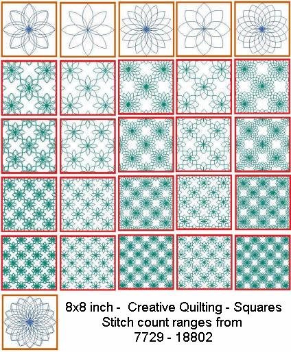 CCQ0076 - Creative Quilting Squares