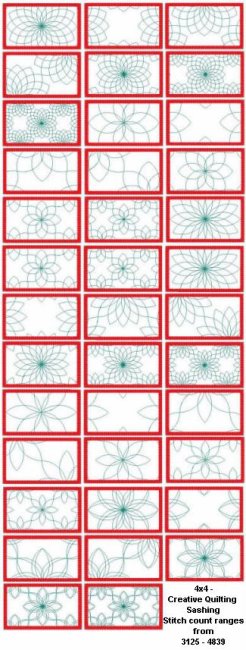 CCQ0077 - Creative Quilting Sashing