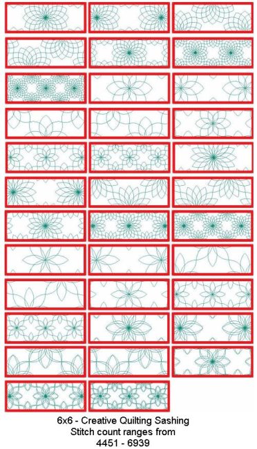 CCQ0077 - Creative Quilting Sashing