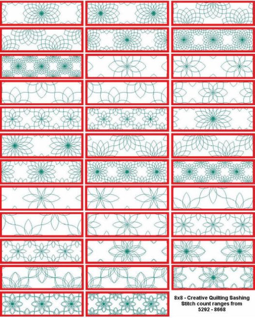 CCQ0077 - Creative Quilting Sashing