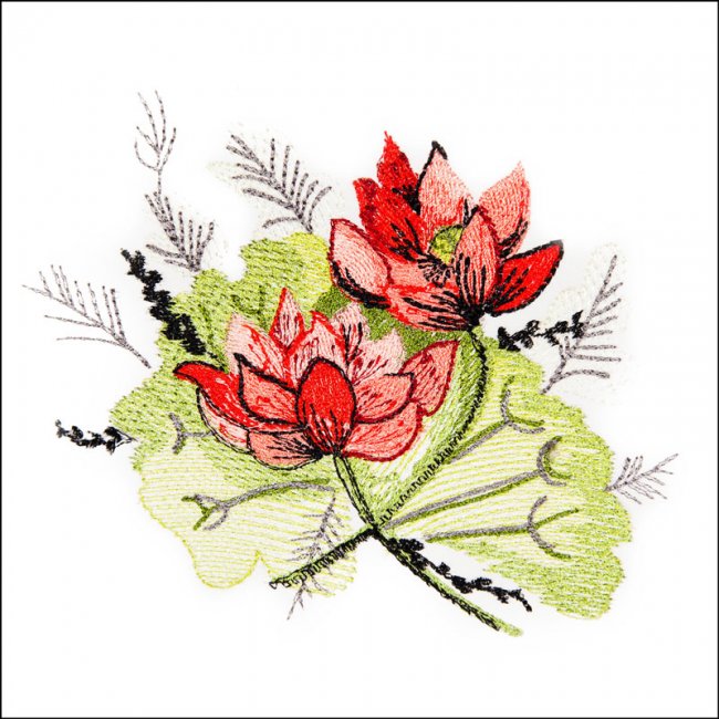 BFC31628 Tranquil Flowers