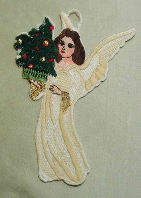 BFC0152  Free Standing Victorian Angel Ornaments