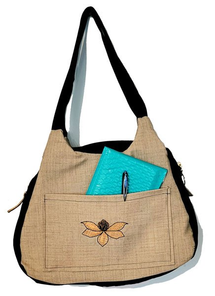 BFC2177 Touch of Black and Gold Handbag