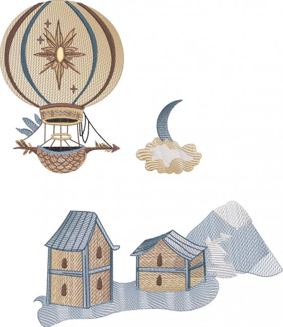 BFC2052 Magical Hot Air Balloons