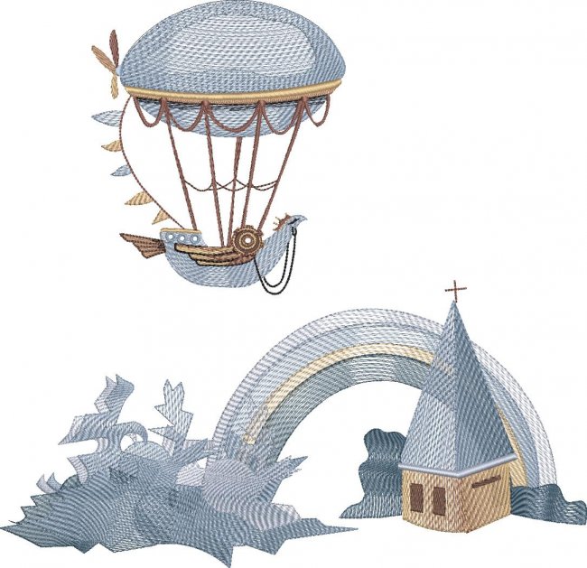 BFC2052 Magical Hot Air Balloons