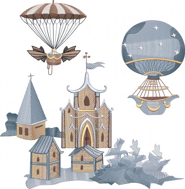 BFC2052 Magical Hot Air Balloons