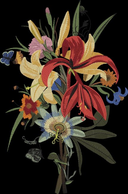 BFC1780 Large Bouquet featuring an Aztec Lily