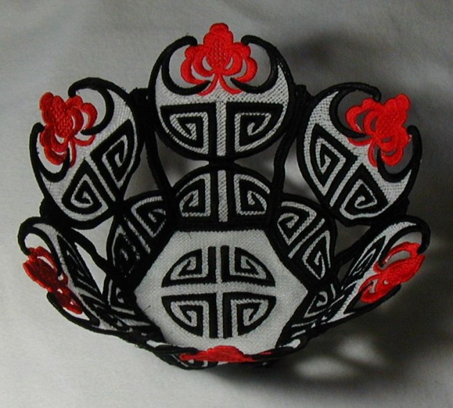 BFC0187 Lace Bowl - Oriental Fantasy