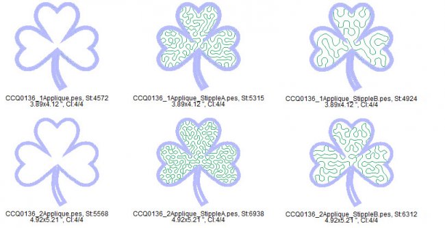 CCQ0136 - Shamrock Ornament