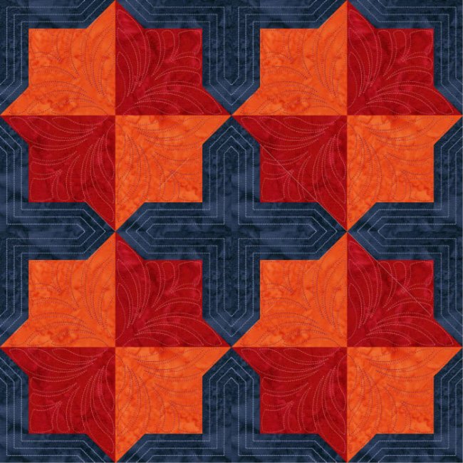 CCQ0601 - QI Double Square Star