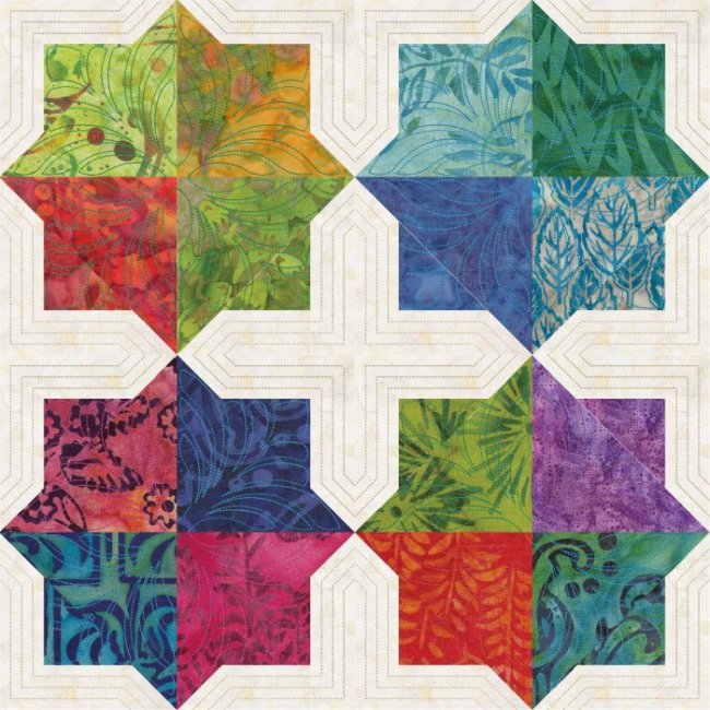 CCQ0601 - QI Double Square Star