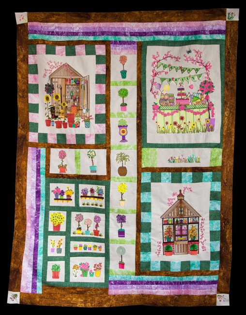 BFC1635 Gardening Quilt Collection - The Flower Shop Window