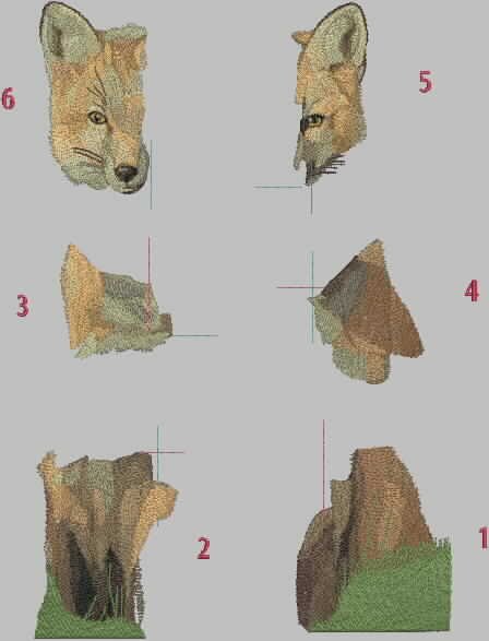 BFC1595 Large Red Fox
