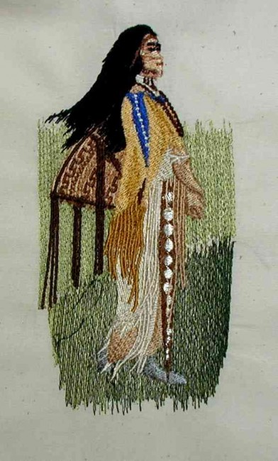 BFC0135  Native American Women  From the Plains of North Dakota