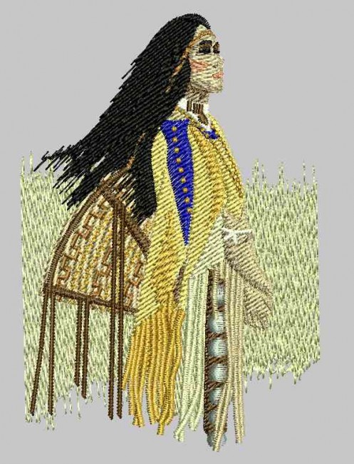 BFC0135  Native American Women  From the Plains of North Dakota