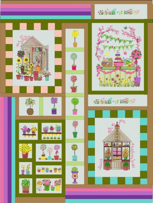 Gardening Quilt Collection Combo Set