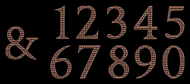 BFC2129 Spring Flowers Numbers