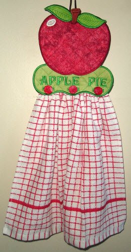 CCQ0240 - Apple Towel Topper Ornament