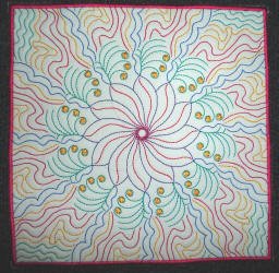 CCQ0251 - Rainbow Ripples - 8 squares