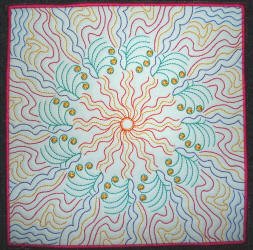 CCQ0251 - Rainbow Ripples - 8 squares