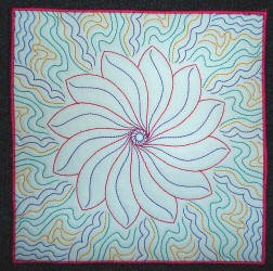 CCQ0251 - Rainbow Ripples - 8 squares