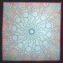 CCQ0251 - Rainbow Ripples - 8 squares