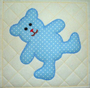 CCQ0317 - Teddy Bear Applique Squares
