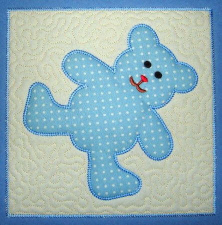 CCQ0317 - Teddy Bear Applique Squares