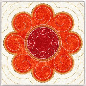 CCQ0358 - Applique Flower Power