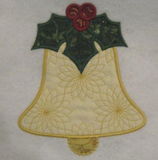 CCQ0385 - Classic Appliqué Bell