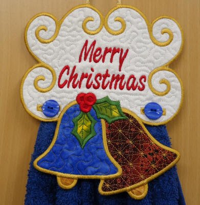 CCQ0388 - Classic Bells Towel Topper Ornament