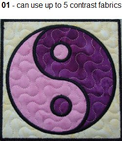 CCQ0419 -Yin Yang Quilt