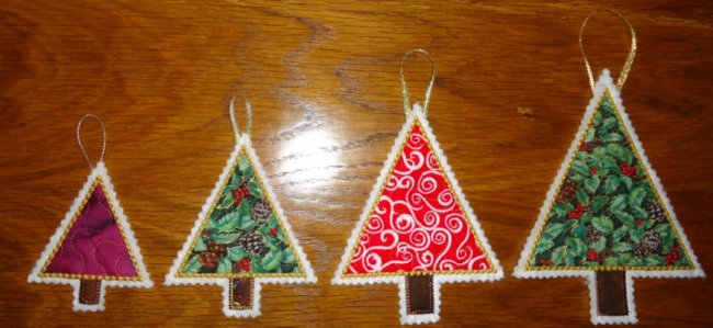 CCQ0439 - Applique Trees - Ornaments