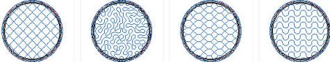 CCQ0472 - Circle Mug Rugs Doilies