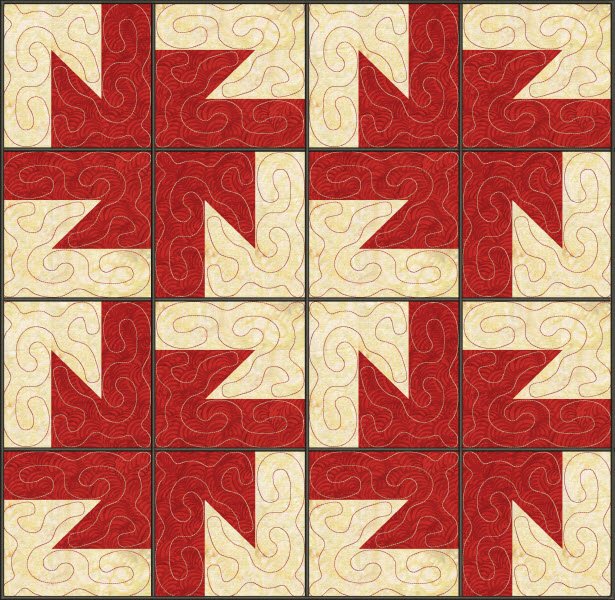 CCQ0480 - Buzz Saw Quilt