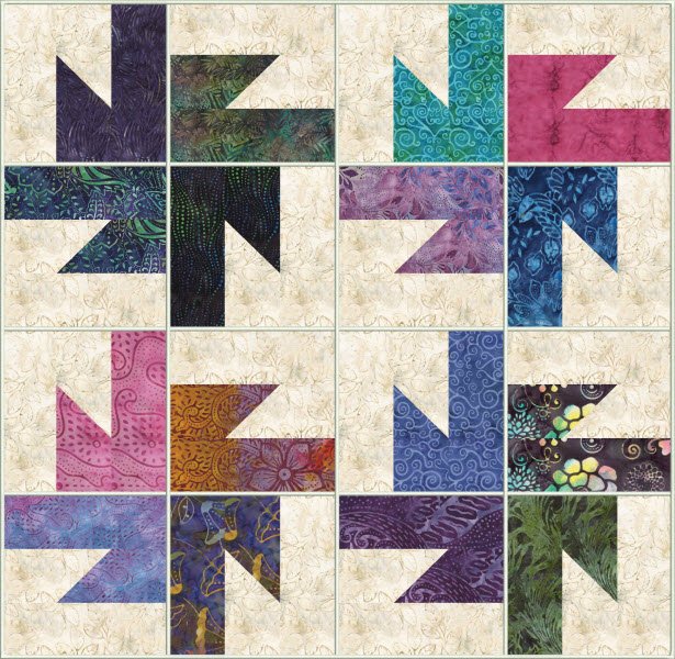 CCQ0480 - Buzz Saw Quilt