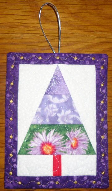 CCQ0522 - Patchwork Tree Coasters Ornaments