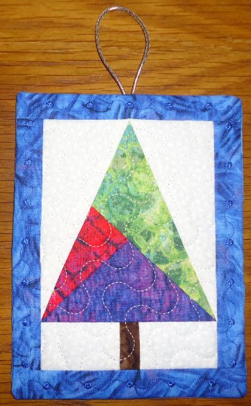 CCQ0522 - Patchwork Tree Coasters Ornaments