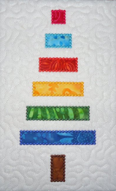 CCQ0536 -  Applique Fabric Strips Trees