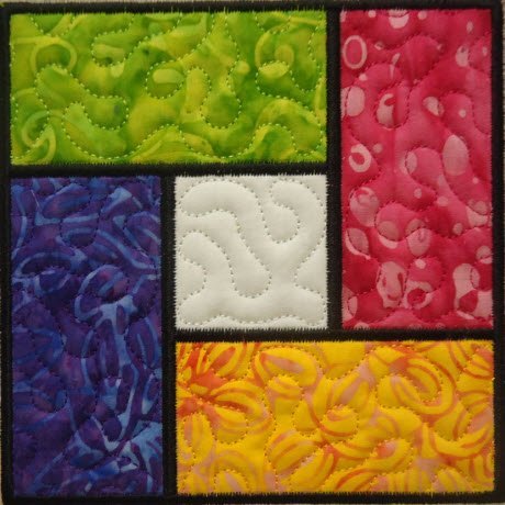 CCQ0549 - Woven Applique Square