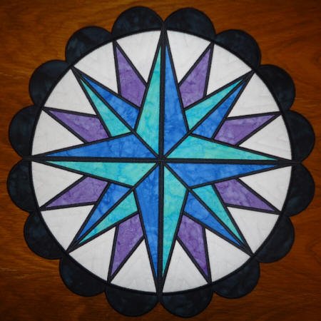 CCQ0567 - Mariners Compass Doily