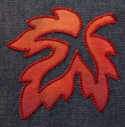 CCQ0572 - Applique Leaf 4 Sizes