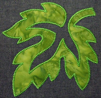 CCQ0572 - Applique Leaf 4 Sizes