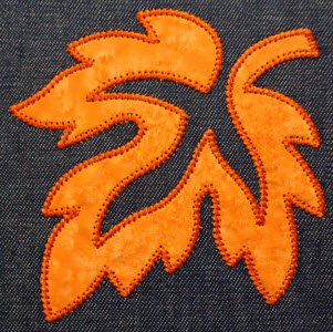 CCQ0572 - Applique Leaf 4 Sizes