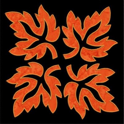 CCQ0572 - Applique Leaf 4 Sizes